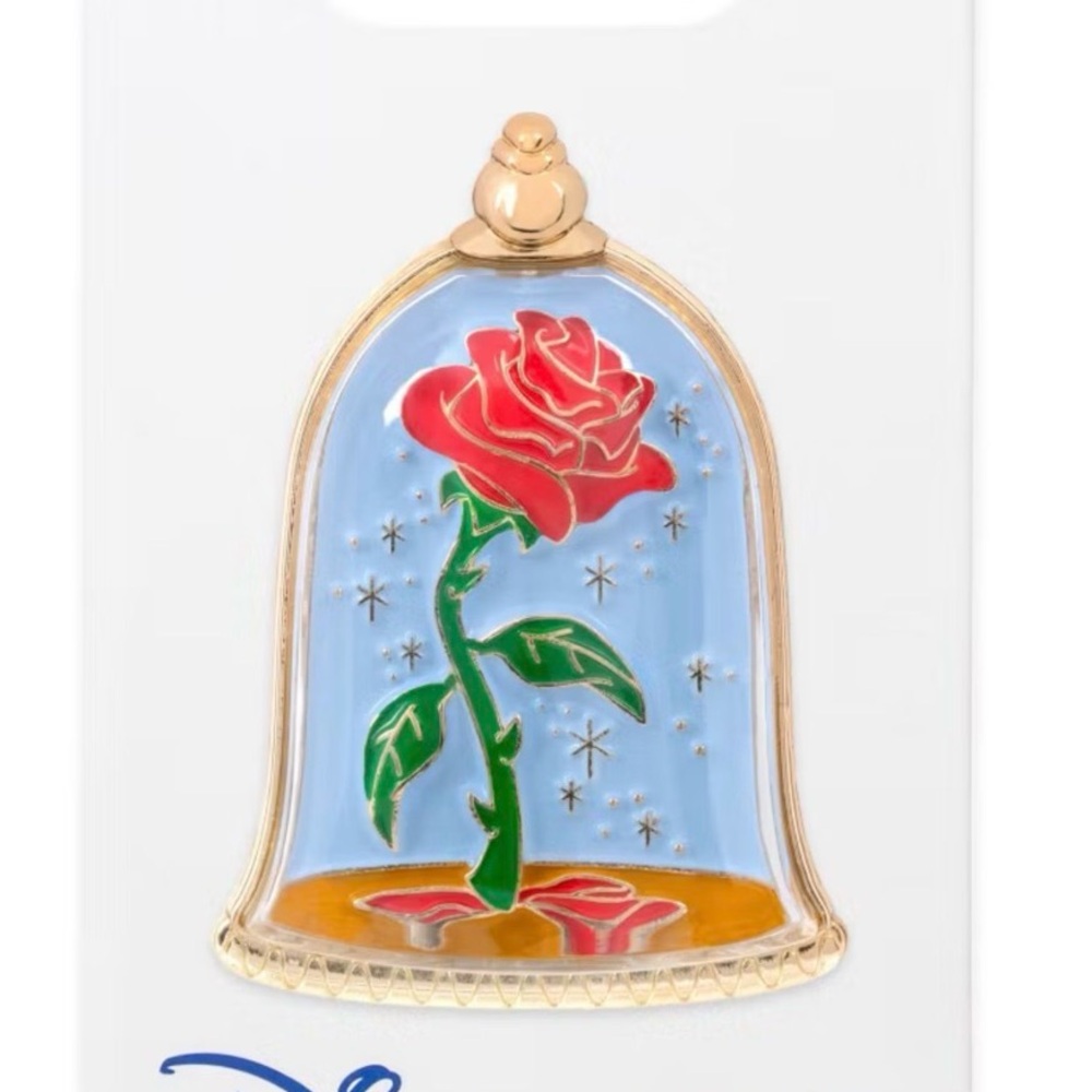Disney Pins Official Enchanted Rose Under Glass Dome Pin